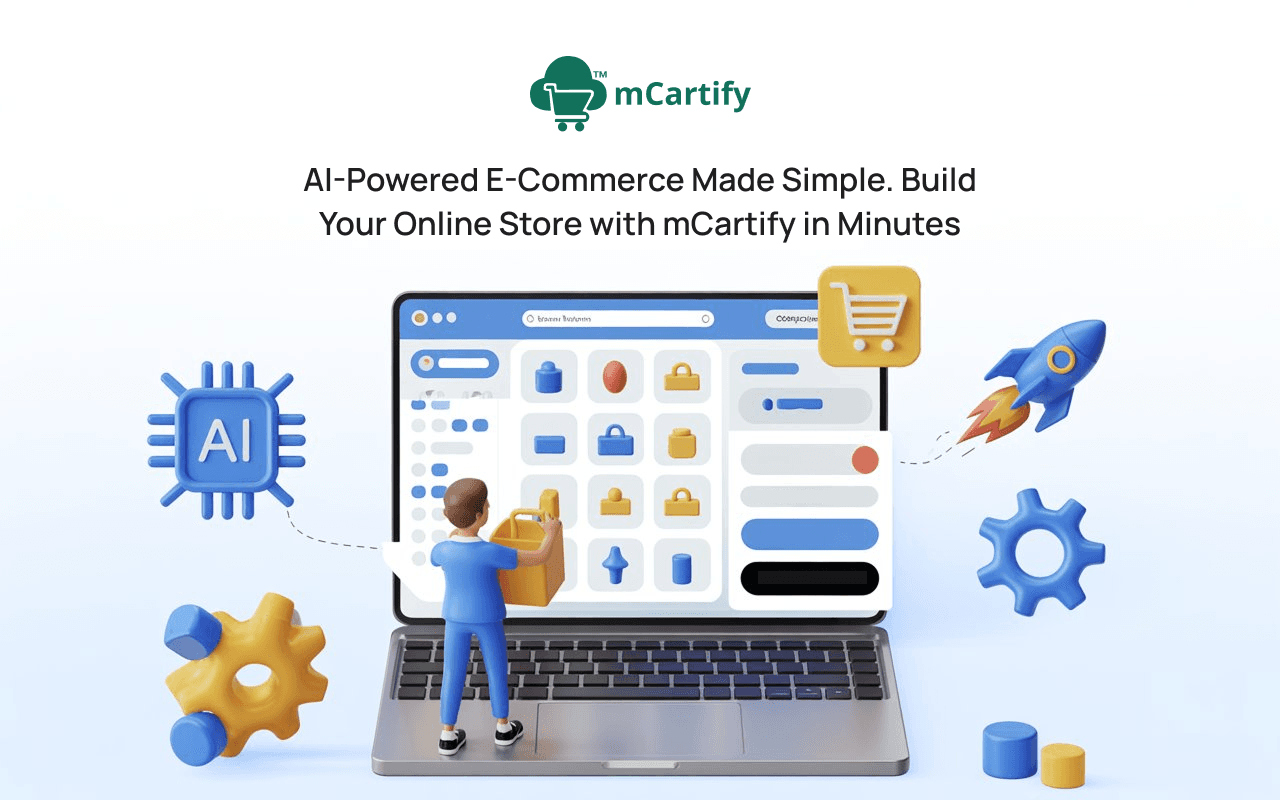 AI-Powered E-Commerce Made Simple. Build Your Online Store with mCartify in Minutes